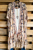 AHB EXCLUSIVE:  One More Time Long Kimono Lace - Leopard