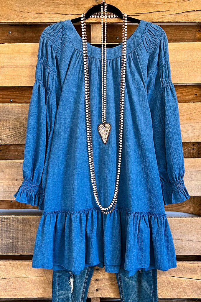 Fresh New Start Tunic - Blue - SALE