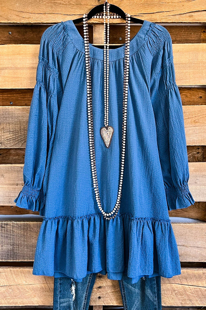 Fresh New Start Tunic - Blue - SALE