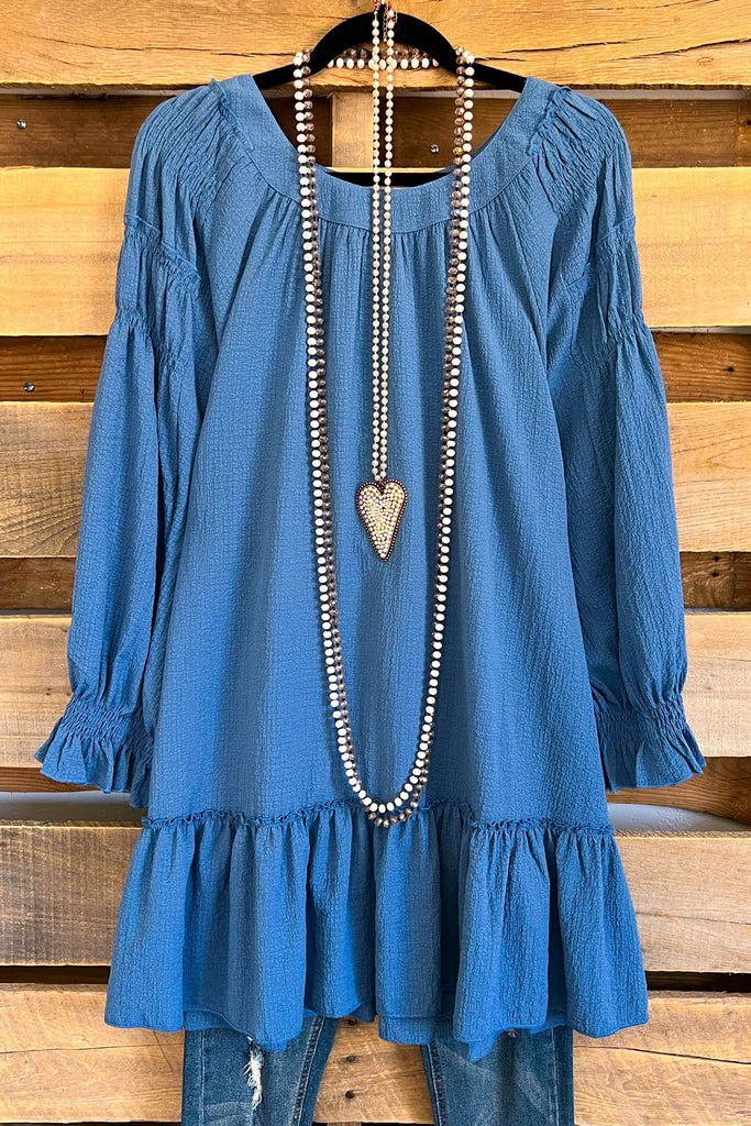 Fresh New Start Tunic - Blue - SALE