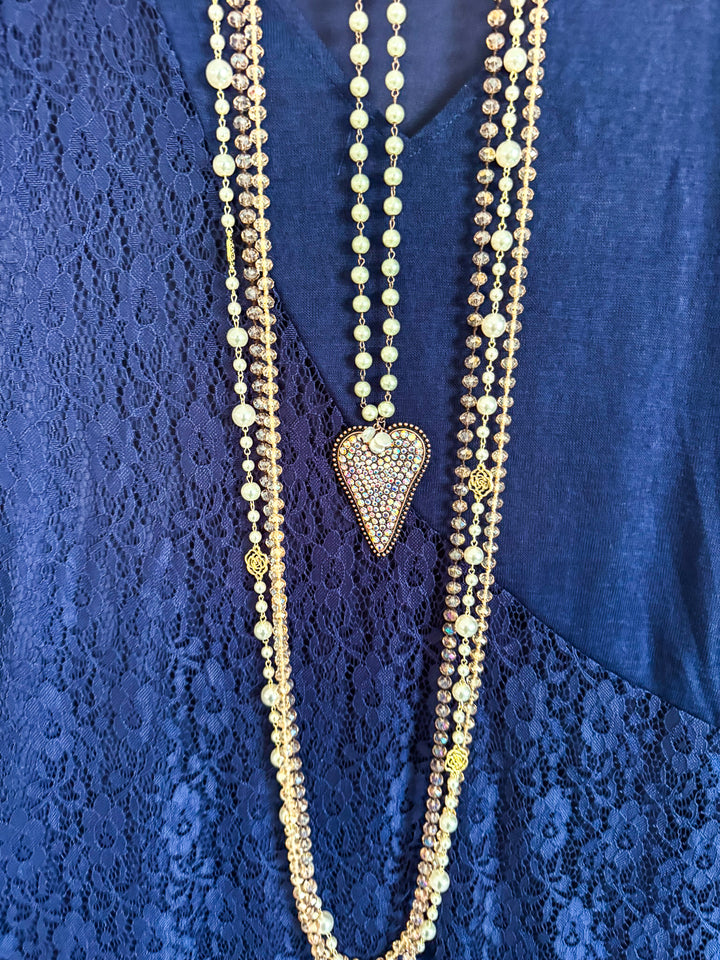AHB EXCLUSIVE: Attentions On Me Dress - Navy - SALE