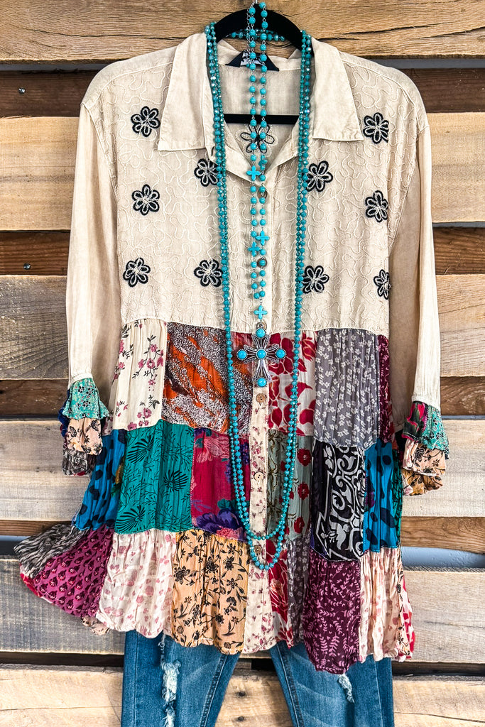 Just My Style Tunic - Latte