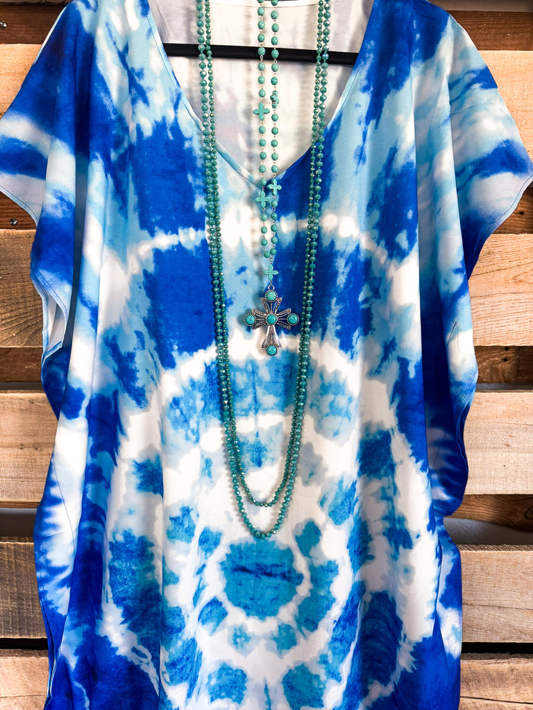 Weekend Wanderer Kaftan - Blue