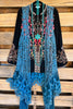 AHB EXCLUSIVE: Dream Weaver Vest - SW Teal - 100% COTTON