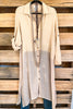Cape Cod Shirt Dress - Mocha - 100% COTTON