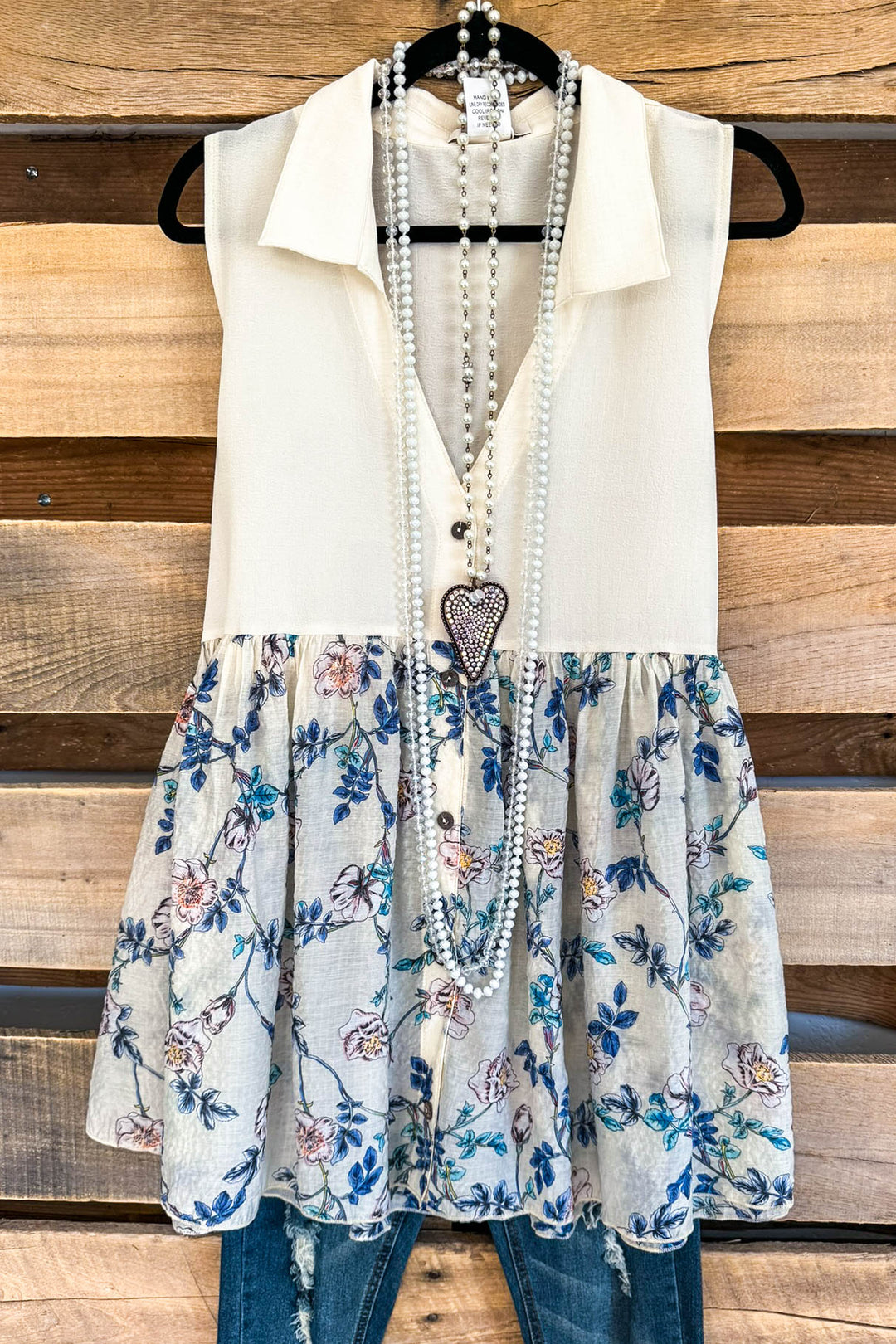 Sea Front Top - Beige