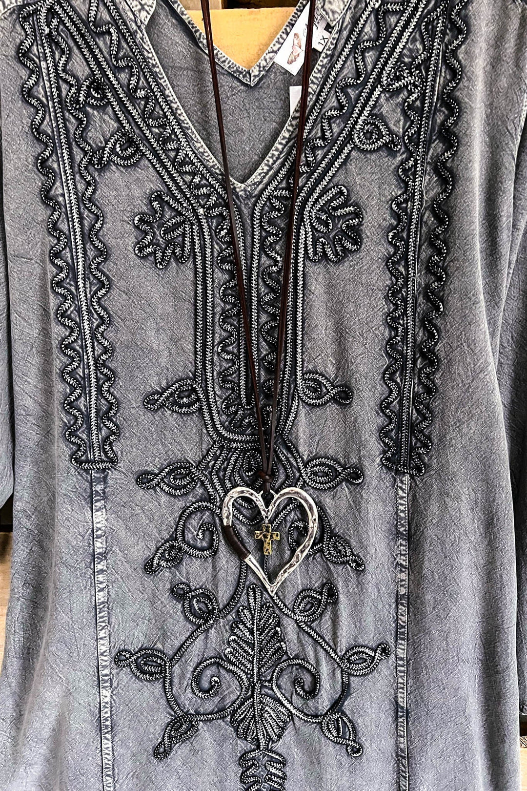 AHB EXCLUSIVE: Free Spirit Top - Grey - SALE