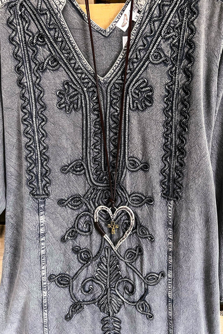 AHB EXCLUSIVE: Free Spirit Top - Grey - SALE