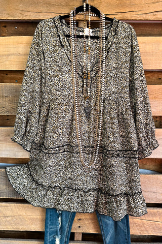 Getaway Garden Blouse - Gravel