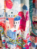 Santorini Awaits Me Dress - Pink/Blue- 100% COTTON - SALE