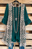 Floral Enough Crochet Vest - Mocha - 100% COTTON