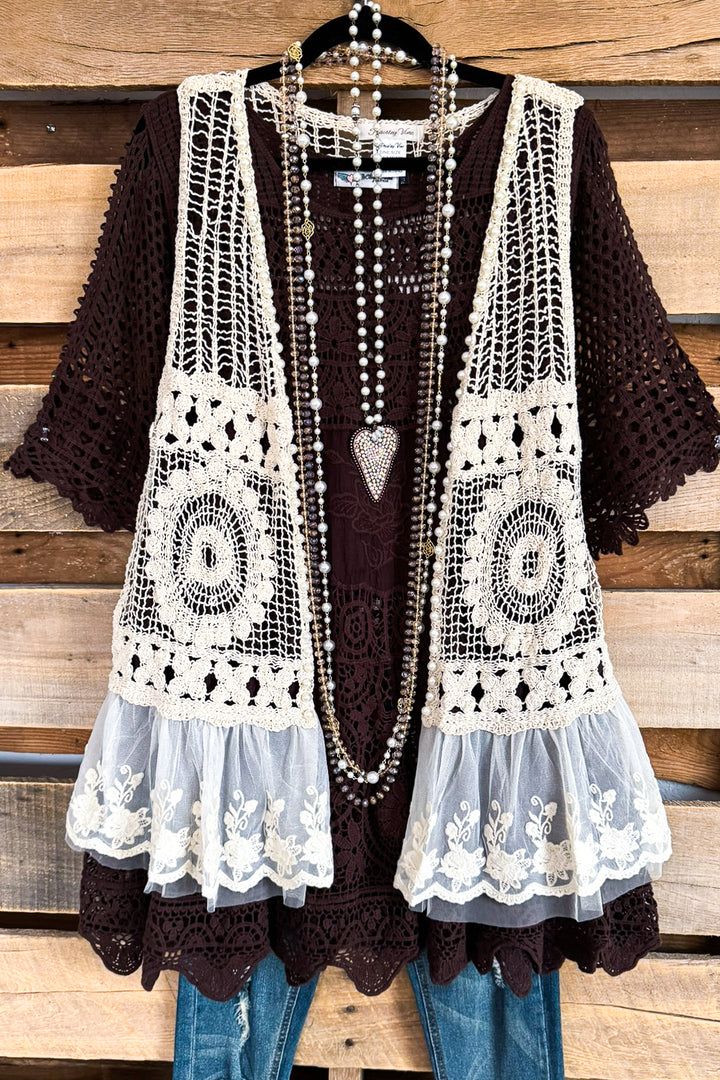 AHB EXCLUSIVE:  Only The Young Vest - Beige -100% COTTON