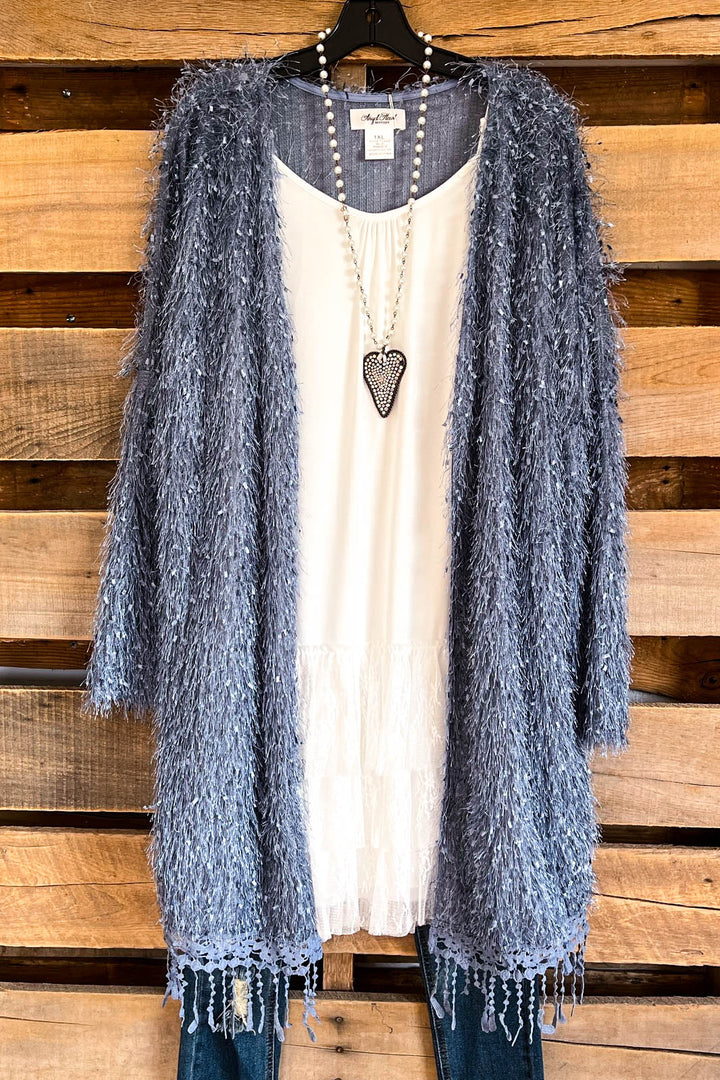 AHB EXCLUSIVE: When In Love Cardigan - Blue - SALE