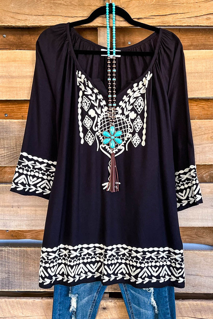 AHB EXCLUSIVE: Customary Enjoyment Tunic - Black