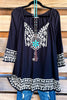 AHB EXCLUSIVE: Customary Enjoyment Tunic - Black - SALE