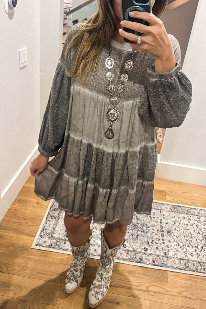 Luna Tiered Cotton Silk Tunic Top – Made in Italy