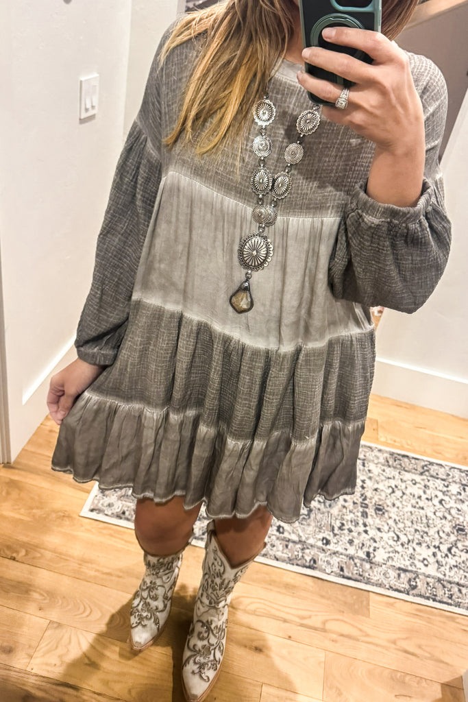 Luna Tiered Cotton Silk Tunic Top – Made in Italy