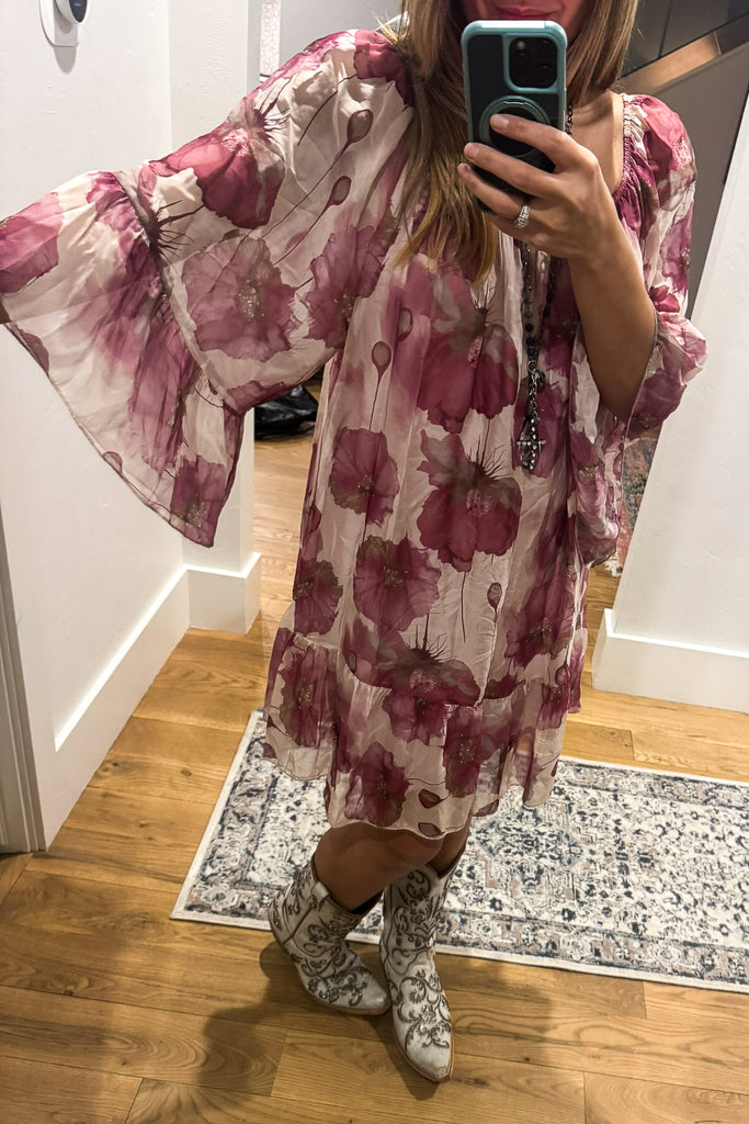 La Dolce Vita Italian Silk Dress - Made in Italy