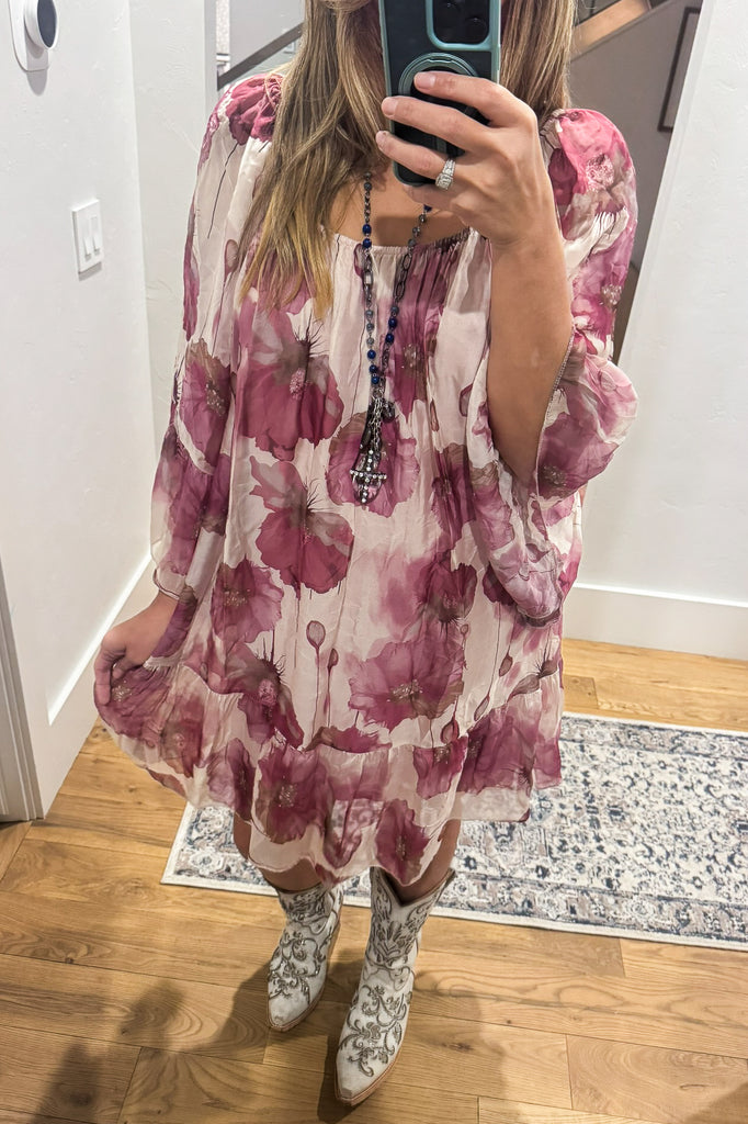 La Dolce Vita Italian Silk Dress - Made in Italy