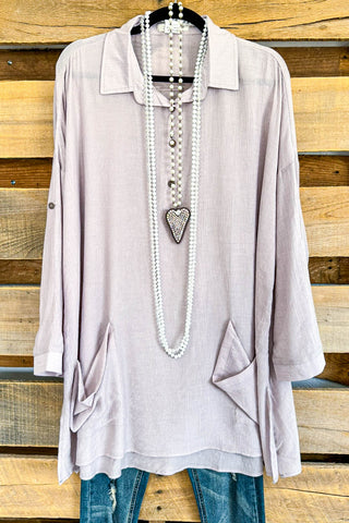 AHB EXCLUSIVE: Focused On Together Tunic - Taupe