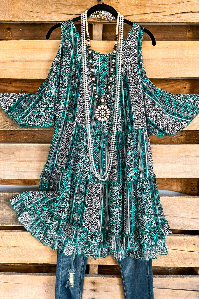 Voice Of Truth Tunic - Multi Mint - SALE