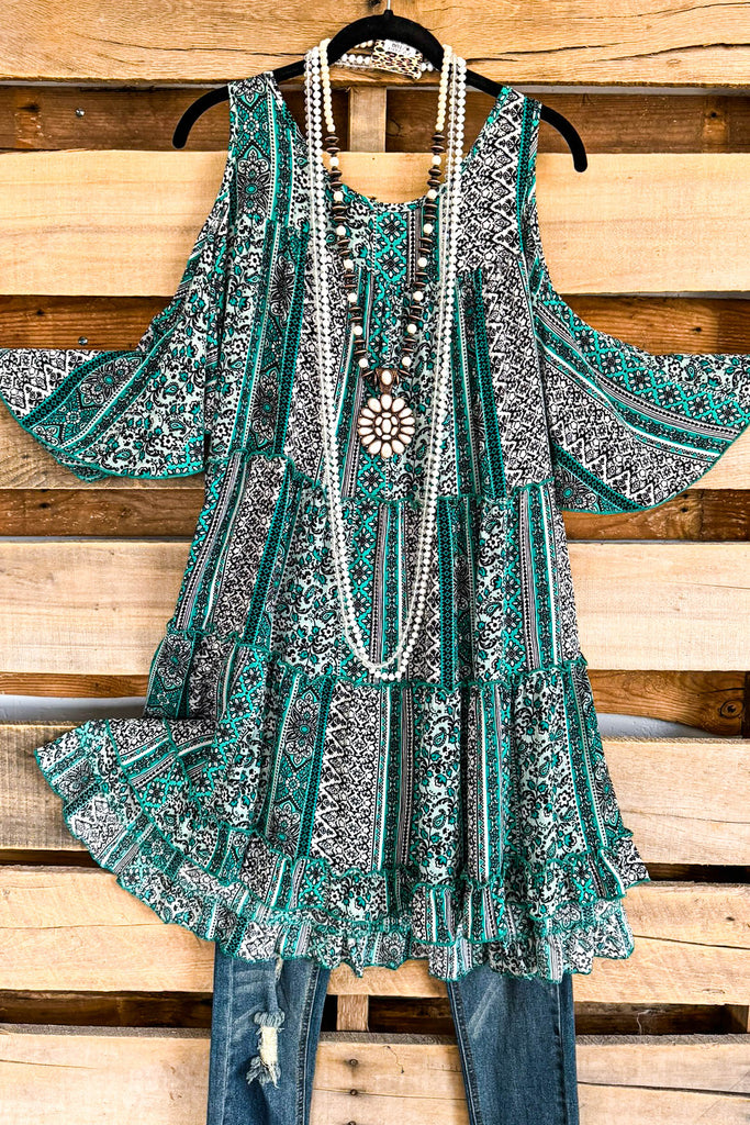 Voice Of Truth Tunic - Multi Mint - SALE