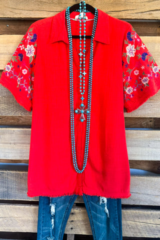 Santorini Awaits Me Dress - Pink/Blue- 100% COTTON