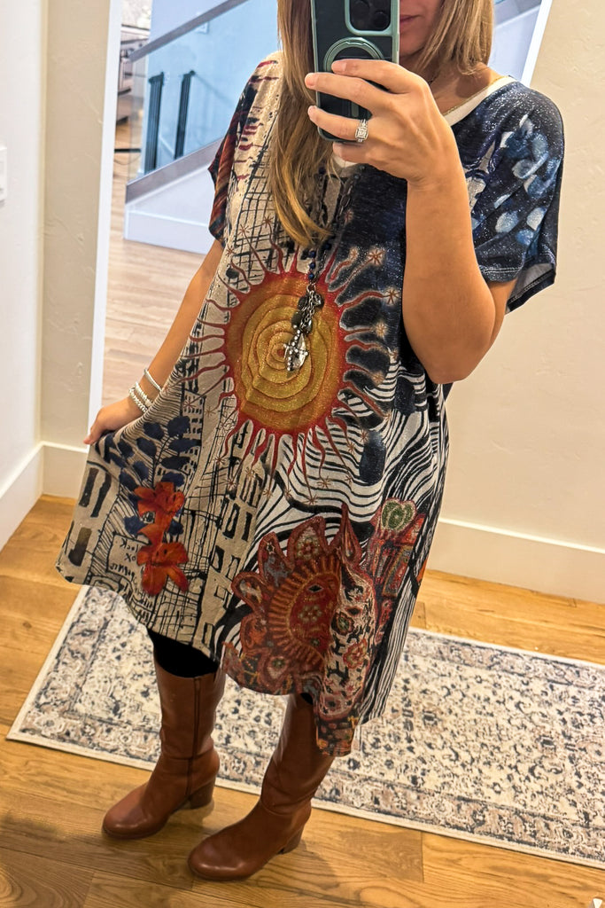 Sole d’Arte Italian Tunic Dress - Made in Italy