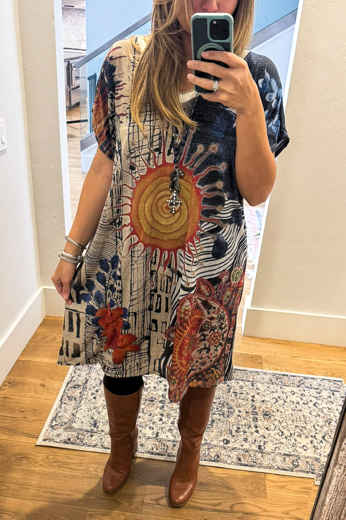 Sole d’Arte Italian Tunic Dress - Made in Italy