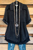 Loving Simple Tunic - 100% Cotton - Black
