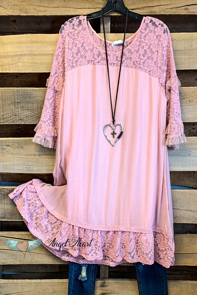 Sunshine in My Heart Dress - Mauve