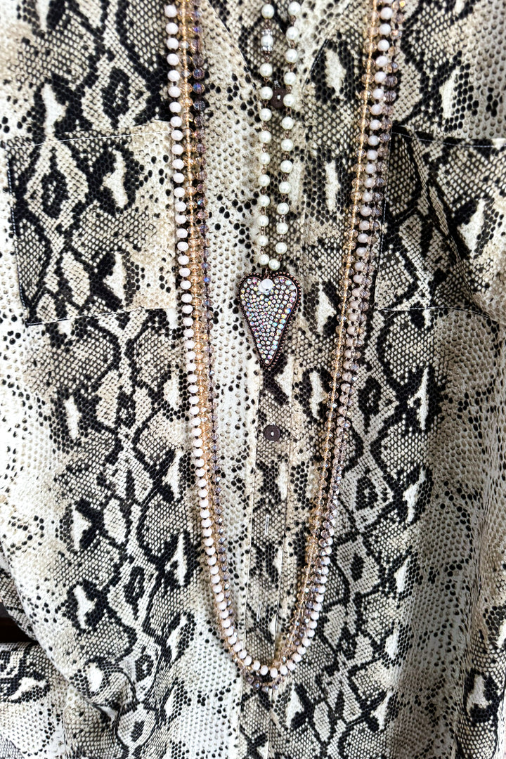 Pushing Forward OVersized Tunic - Beige - SALE