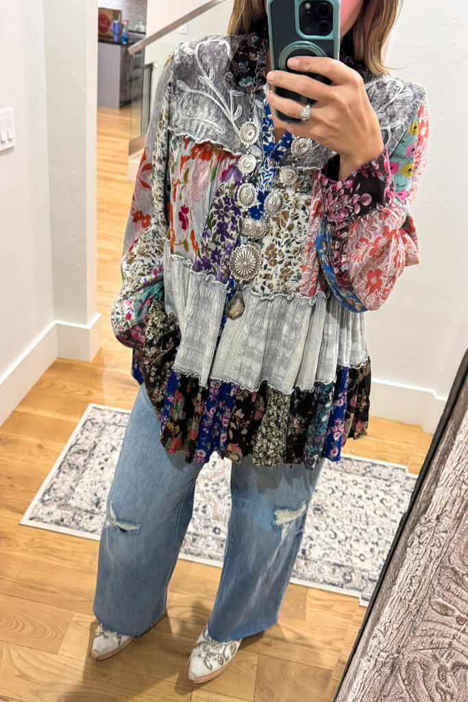 Carefree Afternoon Tunic - Slate