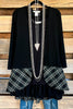 Relaxing Right Cardigan - Black - SALE