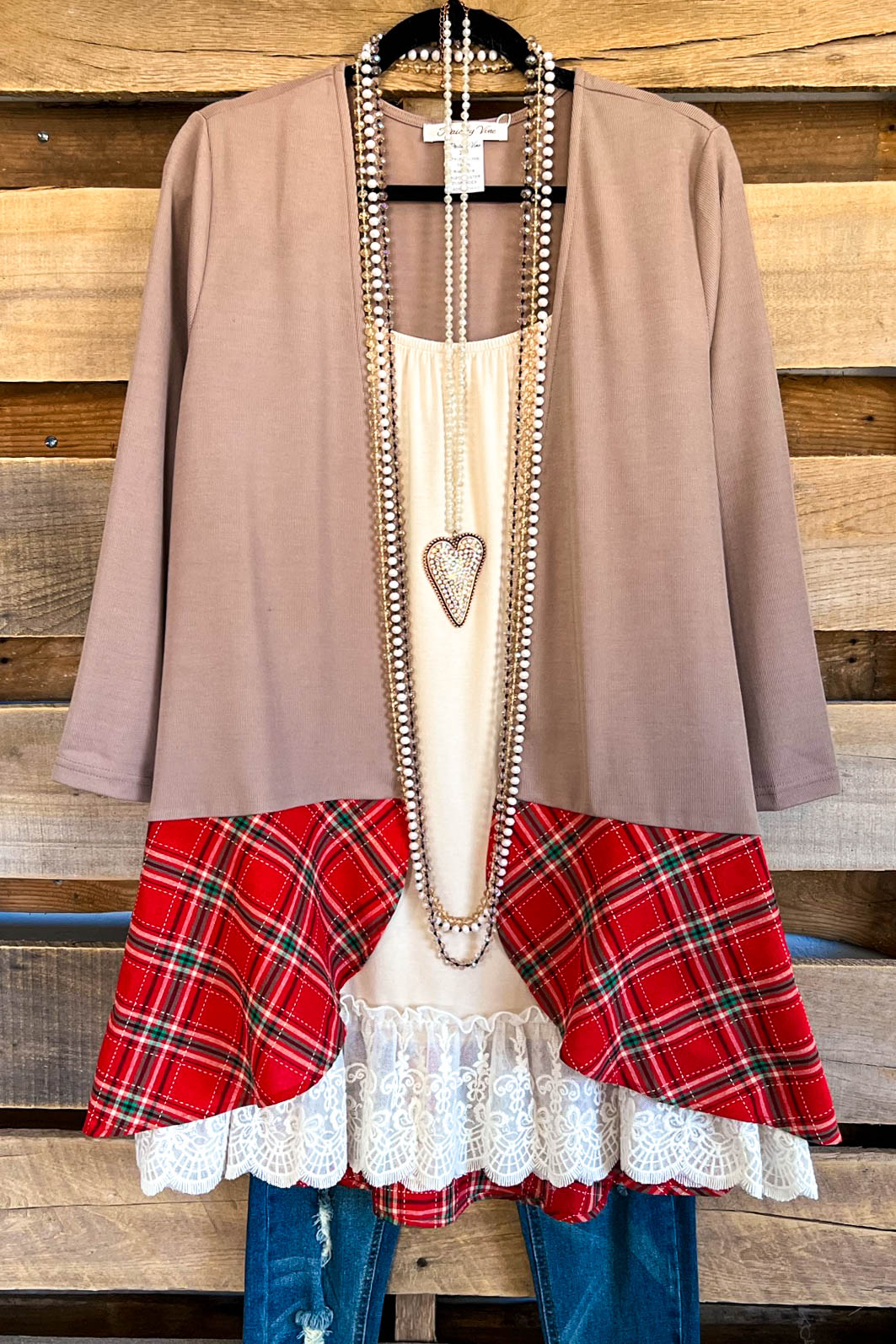 Relaxing Right Cardigan - Taupe - SALE