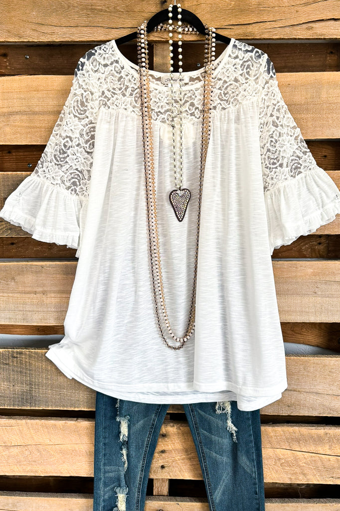 Beautiful Melody Top - White