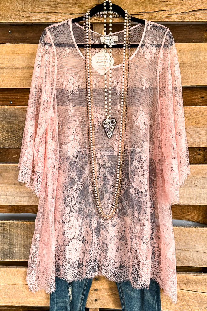 Sheer Enchantment Top - Light Pink