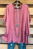 Layered Love Tunic - Dusty Rose