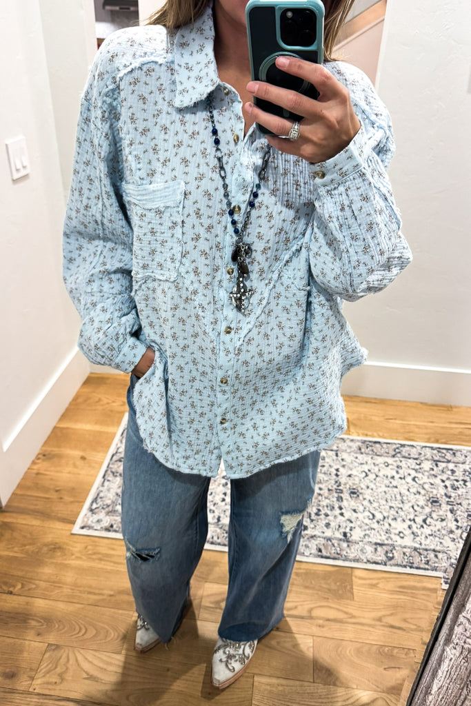 Polar Skies Tunic - Polar Sky - 100% COTTON