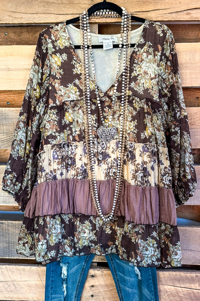 Unwavering Love Top - Brown/Mocha