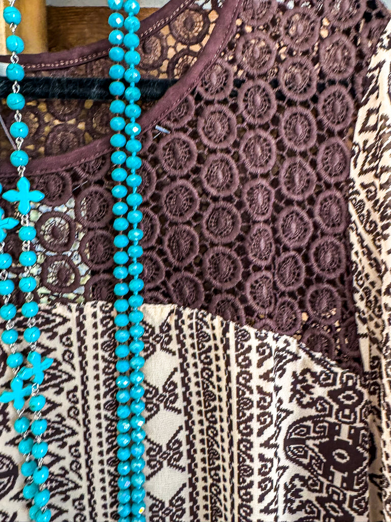 Urban Ease Tunic - Brown (Size L and XL only)