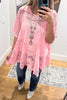 AHB EXCLUSIVE: Delightful Details Cotton Top - Pink - 100% COTTON