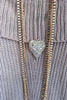 Hollowed Heart Necklace - Silver