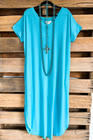 Extender: Slip on Tank/Tunic - Aqua