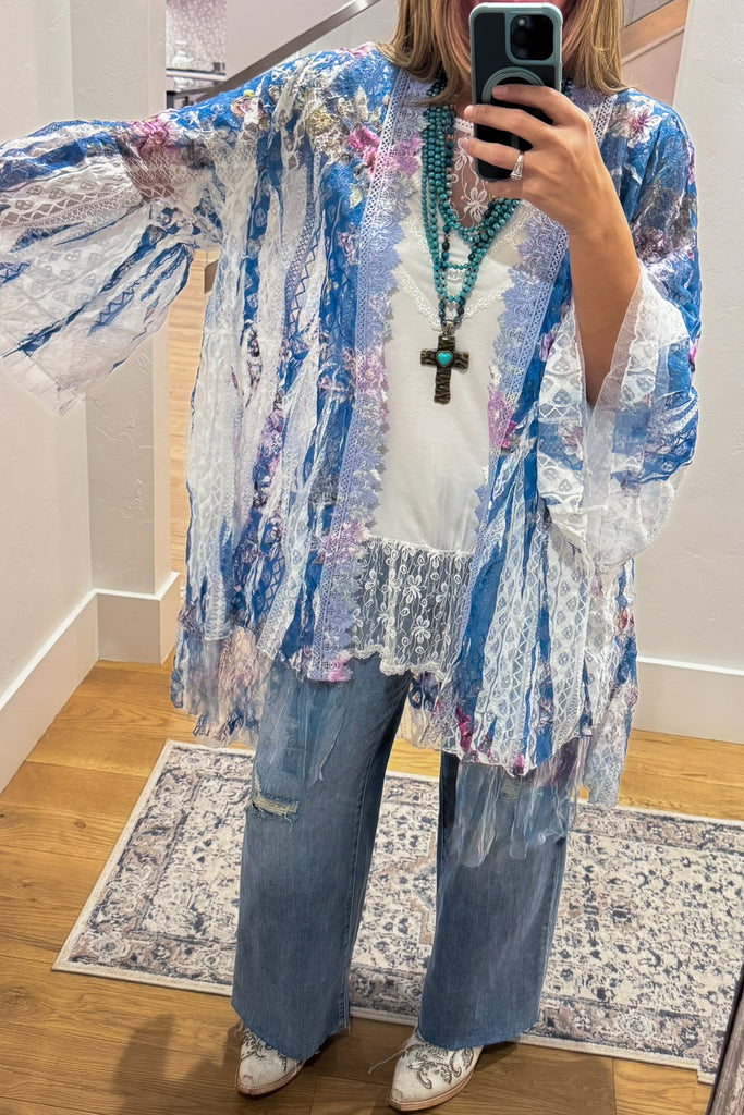 AHB EXCLUSIVE: Embrace The Joy Cardigan - IV/SB/CHFL