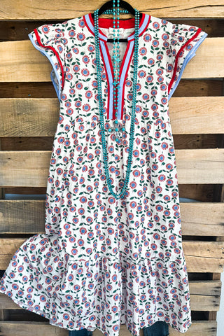 All I Ask Tunic/Dress - Multi-Beige