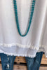 On Good Terms Tunic - Off White