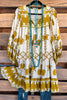 No Reason Needed Dress - Mustard Green