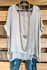 Fill The Breeze Tunic - Pearl Gray