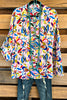 Bright Start Top - Ivory Multi